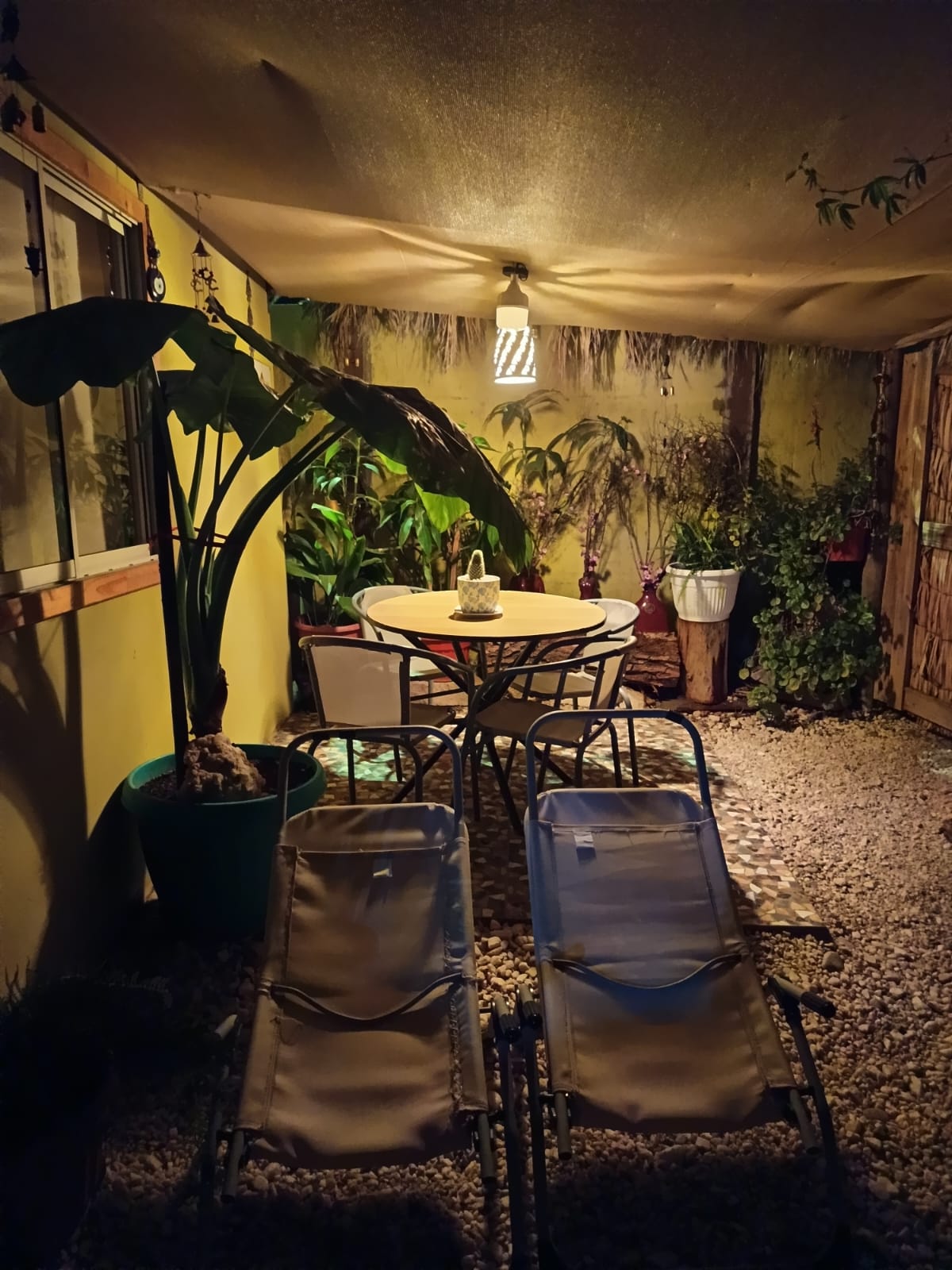 Patio acogedor de Tinajas Chincolco